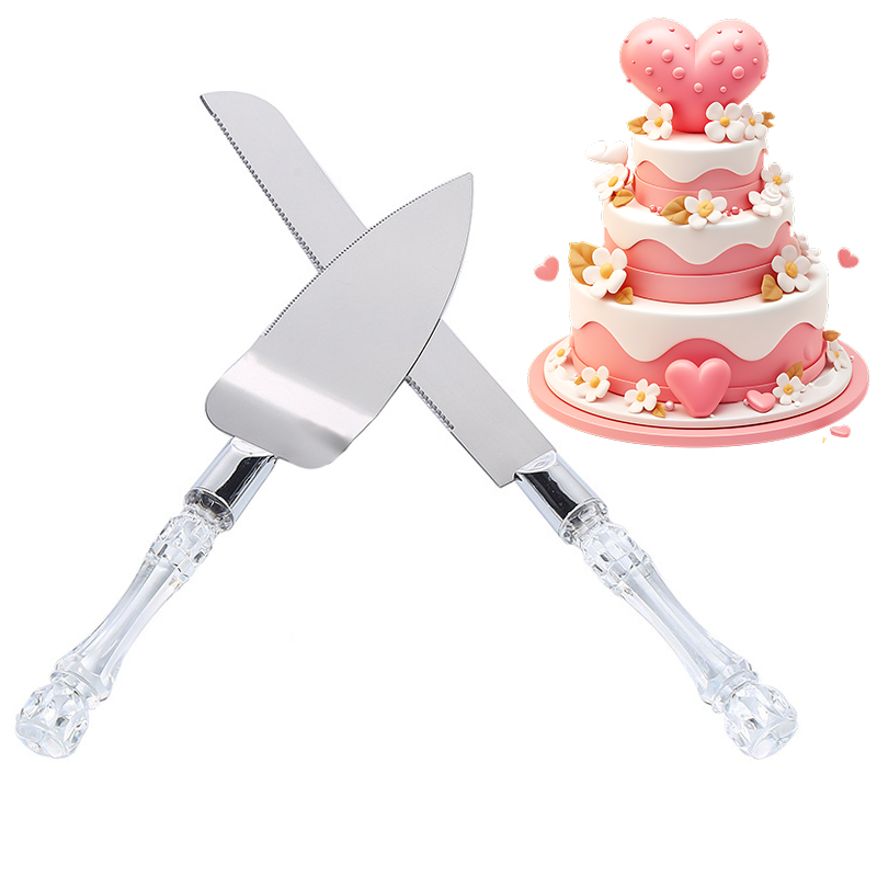 Offset Spatula Set - 結婚式,誕生日,記念日,パーティー用のステンレス鋼のケーキとヘラのセット
