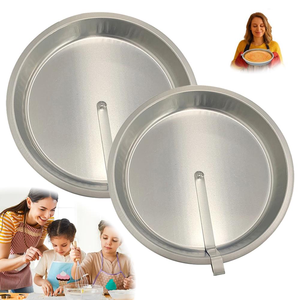 Kitchen Essentials Baking Tray - 2026年最新ノンスティック丸型ケーキ型、完璧な離型DIYベーキングモールド、耐久性のあるケーキベーキングトレイ、必須キッチンベーキングツール