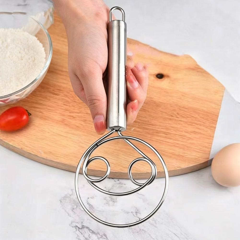 Kitchen Baking Blender - ケーキツール デンマーク生地泡立て器 ステンレス鋼 ダッチブレッド生地 ハンドミキサー キッチンベーキングツール