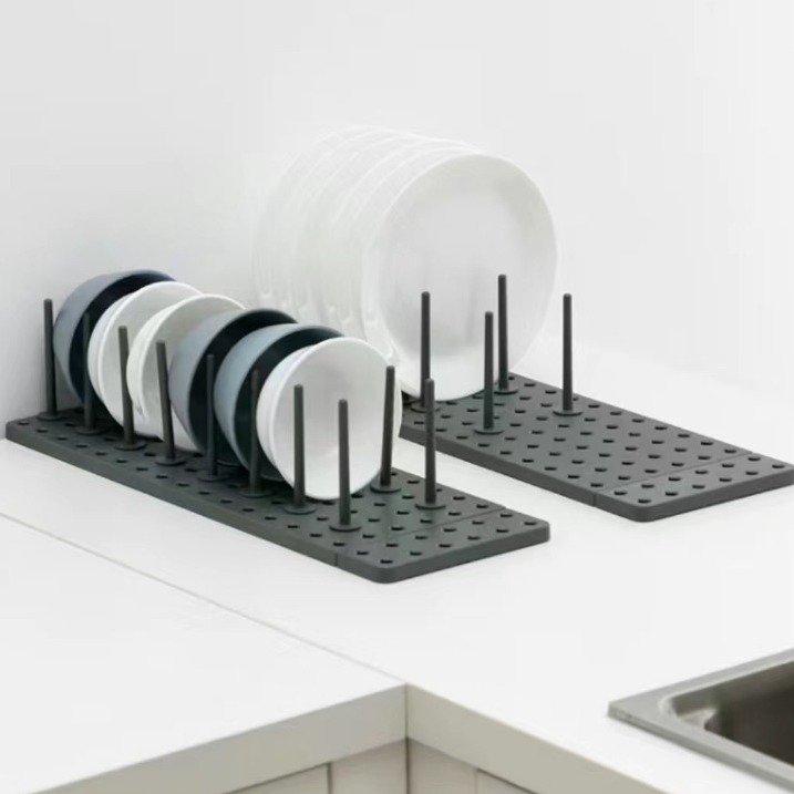 Kitchen Baking Pan Organizer - 多機能キッチン引き出し収納ラック、プレート、カップ、鍋、鍋蓋用オーガナイザー