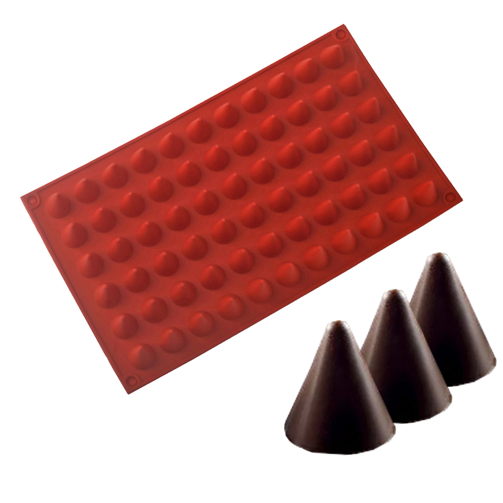 シリコンコーンチョコレートベーキングモールド、食品グレード、 - Kitchen Accessories For Baking のレビューと価格