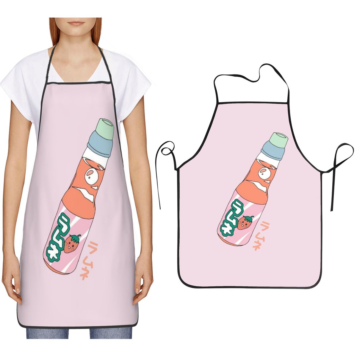 かわいいイチゴソーダドリンクエプロンシェフクッキングベーキン - Kitchen Baking Soda のレビューと価格