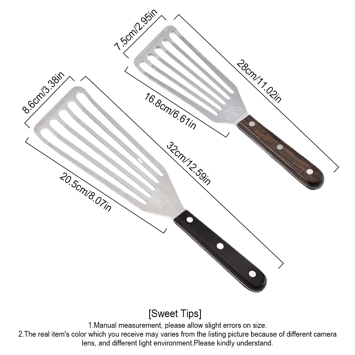 魚用スパチュラ、ステンレス製金属スパチュラ、調理、反転、回転 - Offset Spatula Set のレビューと価格