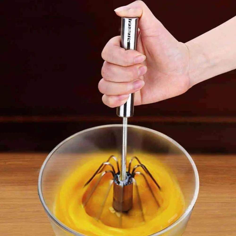 手動圧力回転式ブレンダー コーヒーミルクミキサー ハンドヘル - Kitchen Baking Blender のレビューと価格