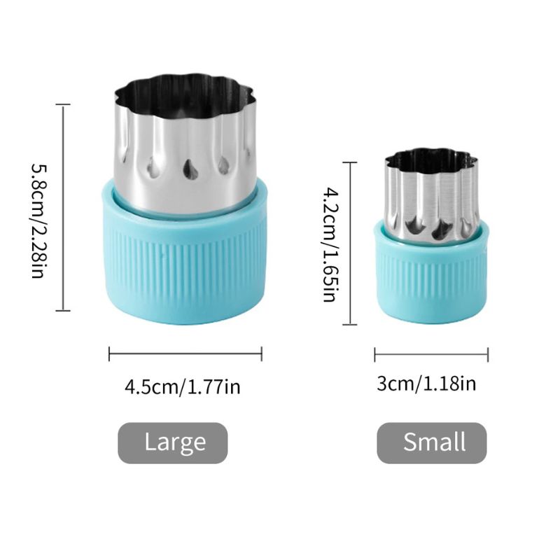 カラフルなクッキーカッターセット、12個入りステンレス製ミニ - Kitchen Accessories For Baking のレビューと価格