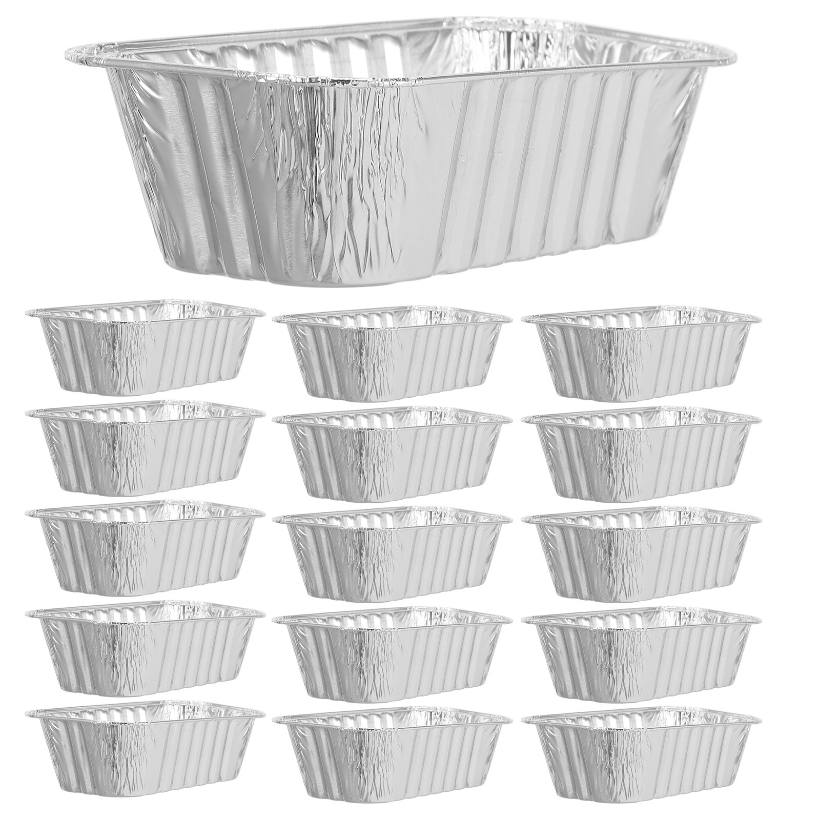 50個入りアルミホイル製ローフパン、クイックリリース、ノンス - Kitchen Essentials Baking Tray のレビューと価格