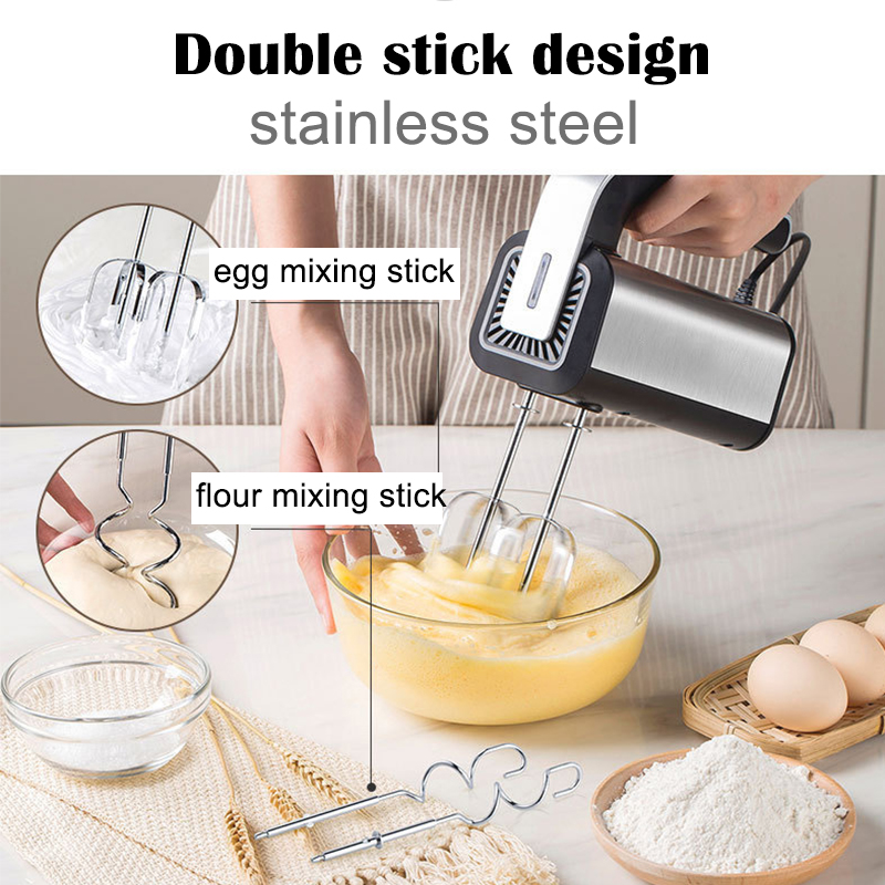 電動ハンドブレンダー ステンレス鋼 ミニ多機能ミキサー ホワ - Kitchen Baking Blender のレビューと価格