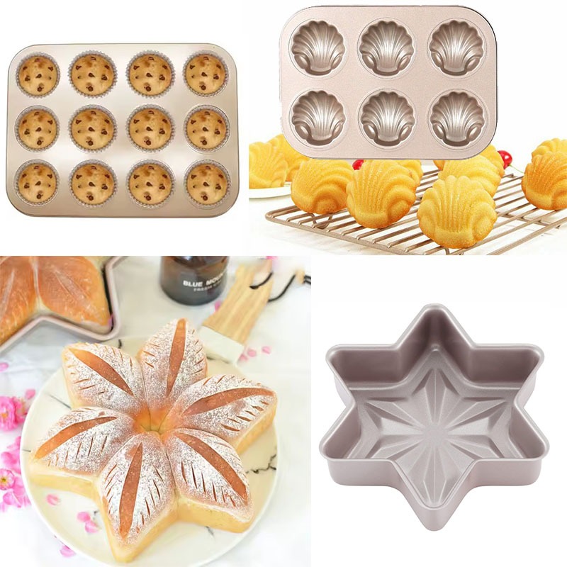 耐久性のある焦げ付き防止カップケーキパン、マフィントレイ、カ - Kitchen Essentials Baking Tray のレビューと価格