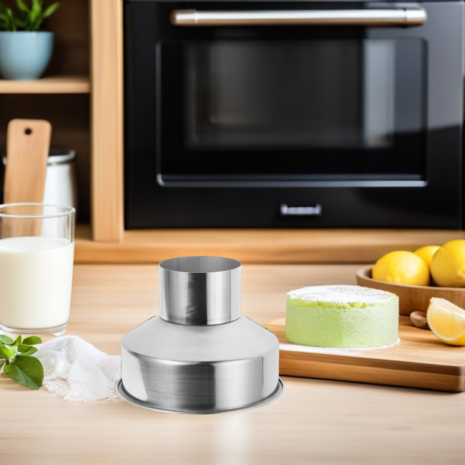 小麦粉用ファンネル、業務用ミキサー、ステンレス製広口キッチン - Commercial Kitchen For Baking のレビューと価格