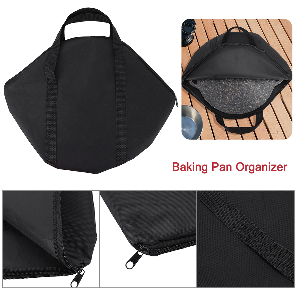 ベーキングパン収納バッグ ハンドル付き 耐摩耗性フライパンバ - Kitchen Baking Pan Organizer のレビューと価格