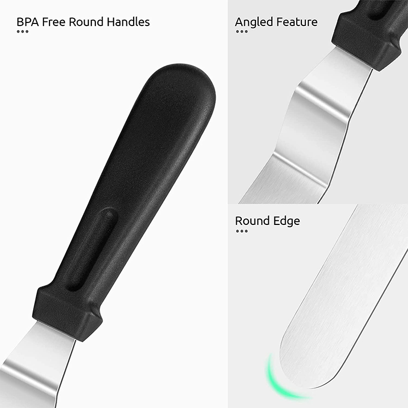 LMETJMA ケーキオフセットスパチュラ ステンレス鋼アイ - Offset Spatula Set のレビューと価格