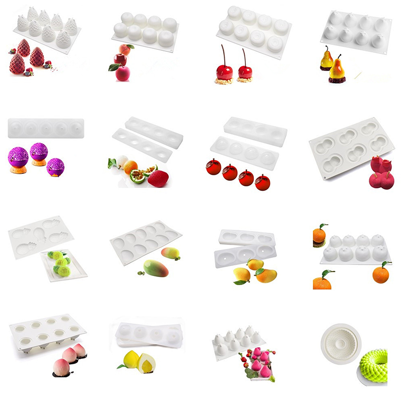 食品グレードシリコン製フルーツシリーズケーキ型 – パイナッ - Kitchen Accessories For Baking のレビューと価格