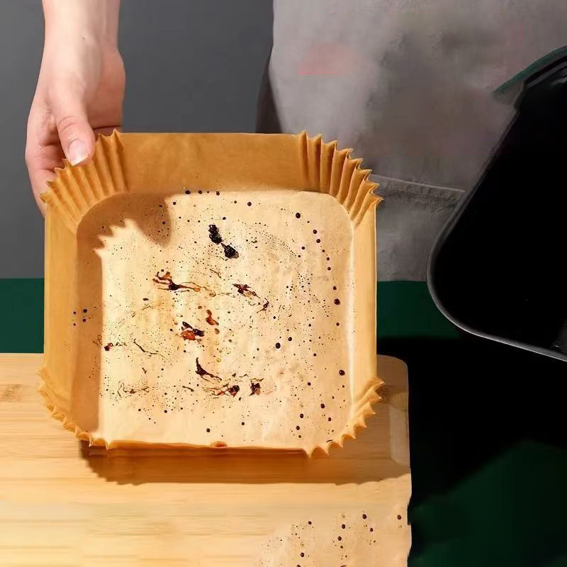 キッチン必需品：50枚入りノンスティック使い捨てエアフライヤ - Kitchen Essentials Baking Tray のレビューと価格