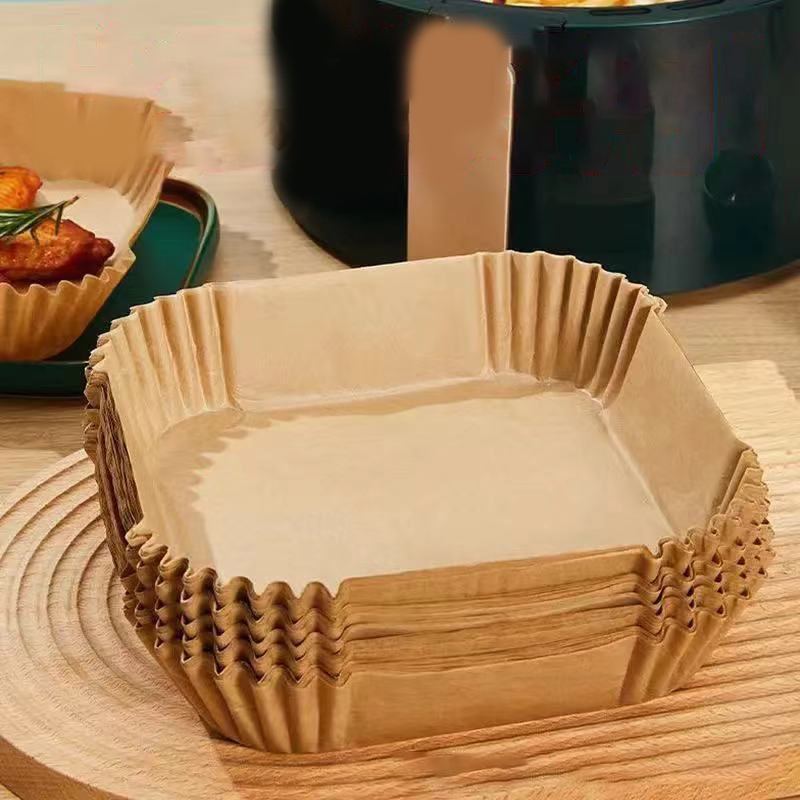 キッチン必需品：50枚入りノンスティック使い捨てエアフライヤ - Kitchen Essentials Baking Tray のレビューと価格