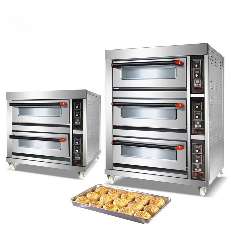 カスタマイズされた業務用赤外線シングルデッキベーカリーオーブ - Commercial Kitchen Baking Oven のレビューと価格