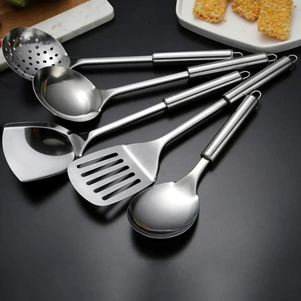 5個セット ステンレス製 実用的なスパチュラ キッチン用品セ - Offset Spatula Set のレビューと価格