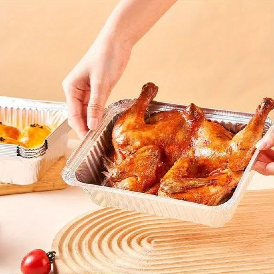 10/20 個使い捨てアルミ箔トレイ肥厚食品保存パンベーキン - Kitchen Baking Pan Storage のレビューと価格
