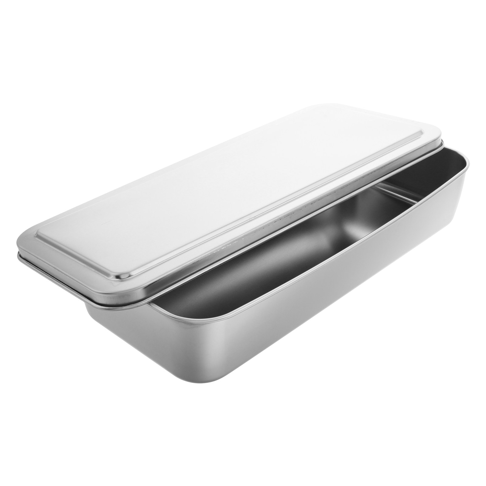 頑丈なステンレス製長方形ベーキングパン（蓋付き）ティラミス、 - Kitchen Baking Pan Storage のレビューと価格