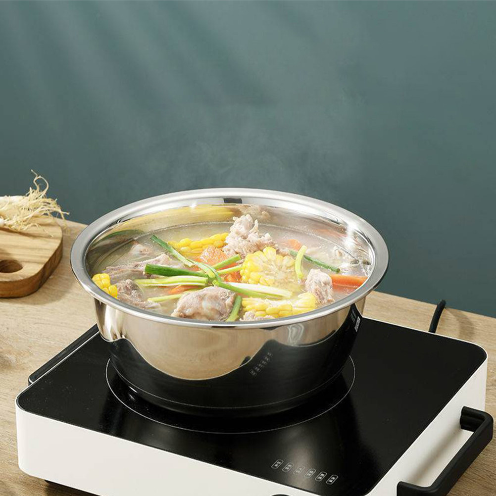 ステンレス製大型多機能キッチンボウル、卵泡立て、生地混ぜ、ス - Kitchen Baking Cooking のレビューと価格