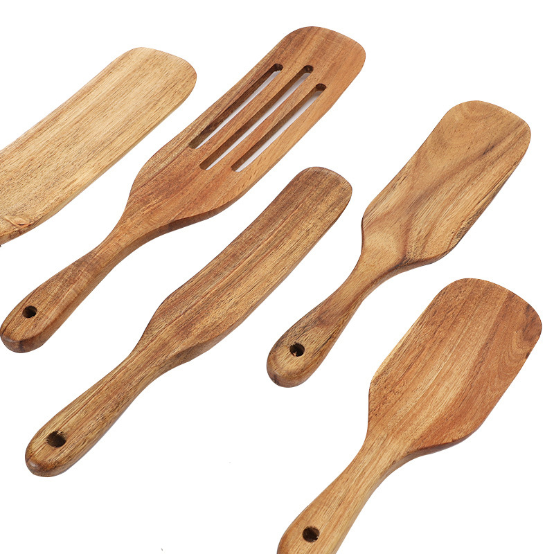 1 ピース/1 セットプレミアムチーク材スロット付きスパトル - Offset Spatula Set のレビューと価格