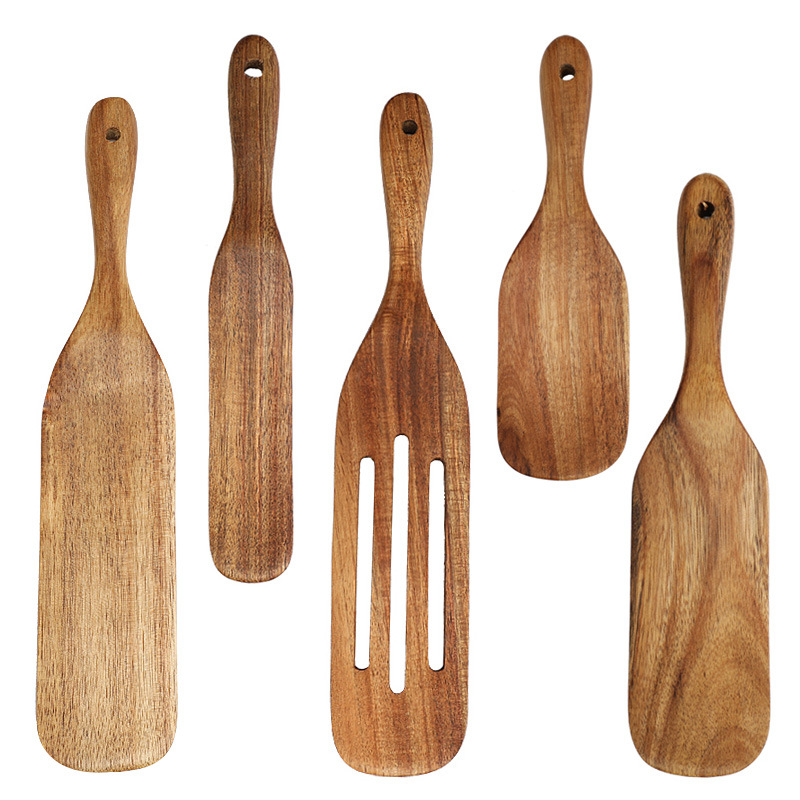 1 ピース/1 セットプレミアムチーク材スロット付きスパトル - Offset Spatula Set のレビューと価格