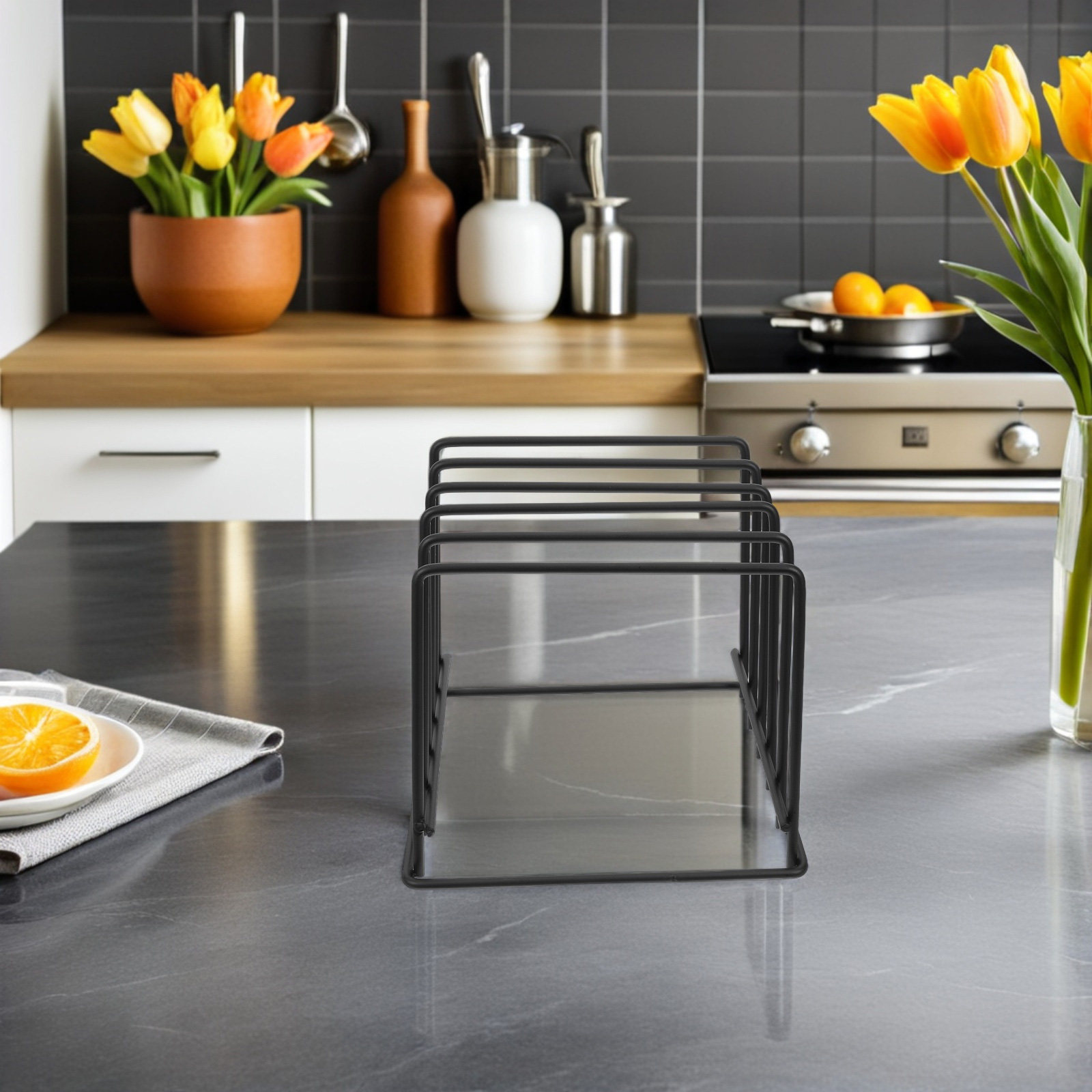 2個セット カウンタートップ用まな板ラック キッチンベーキン - Kitchen Baking Trays のレビューと価格