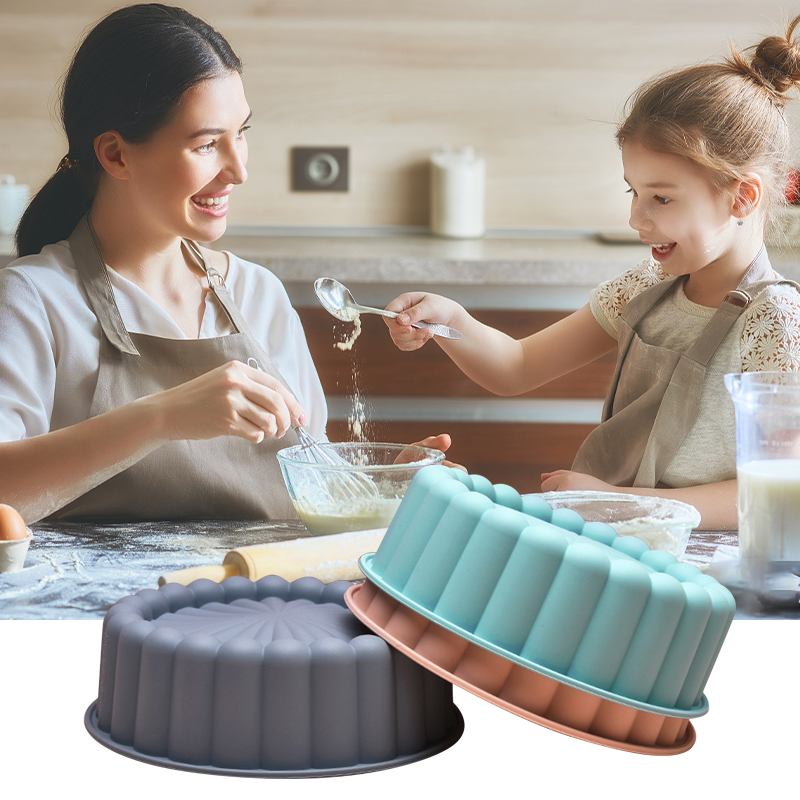シリコン製ベーキングトレイオーガナイザー、丸型フラントレイ収 - Kitchen Baking Pan Organizer のレビューと価格